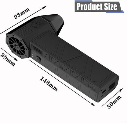 TurboFlow X3: Mini Turbo Jet Fan